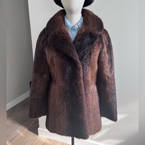 Vintage real fur coat